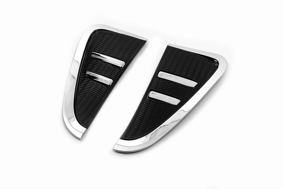 BMW X5 F15 2013–2018 Kromirano-črne obloge blatniških zračnikov (2 kosa) Fotografija 2