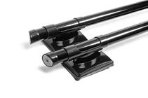 Toyota Hilux 2006–2015 Strešni nosilci z prečkami (set 2 kosa, črni) fotografija 7