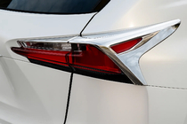 Lexus NX 2014–2021 Kromirani pokrovi zadnjih luči (2 kosa, ABS) fotografija 1