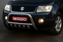Suzuki Grand Vitara 2005–2017 Sprednji zaščitni lok Winbo (nerjaveče jeklo) fotografija 1
