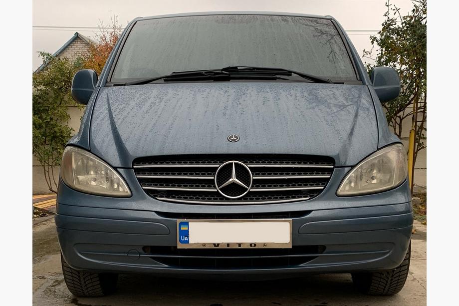 Mercedes Vito W639 2004–2014 Kromiran okvir registrske tablice (1 kos, nerjaveče jeklo) Image