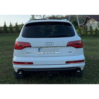 Kromiran okvir za registrsko tablico Audi (1 kos, nerjaveče jeklo) fotografija 2