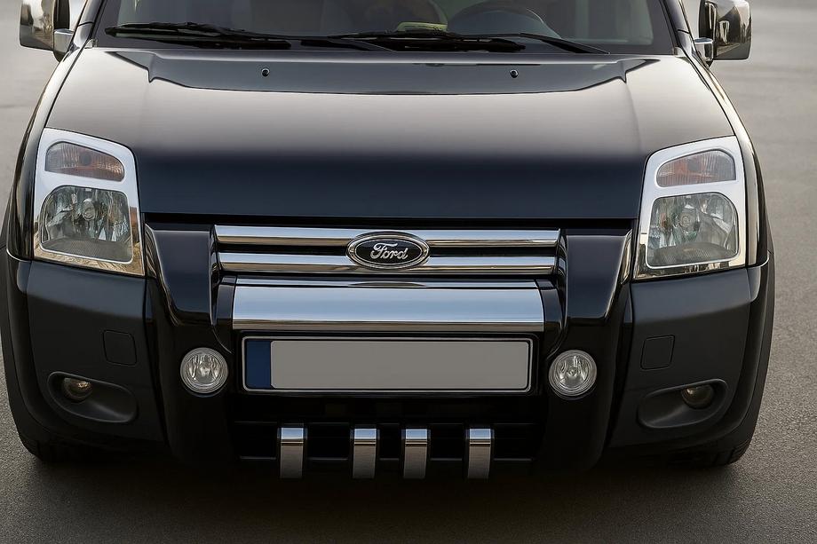 Ford Connect 2010–2013 Kromirane obrobe žarometov (2 kosa, nerjaveče jeklo) Image
