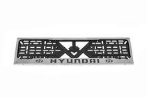 Hyundai Kromiran okvir registrske tablice Hyundai (1 kos, nerjaveče jeklo) fotografija 2