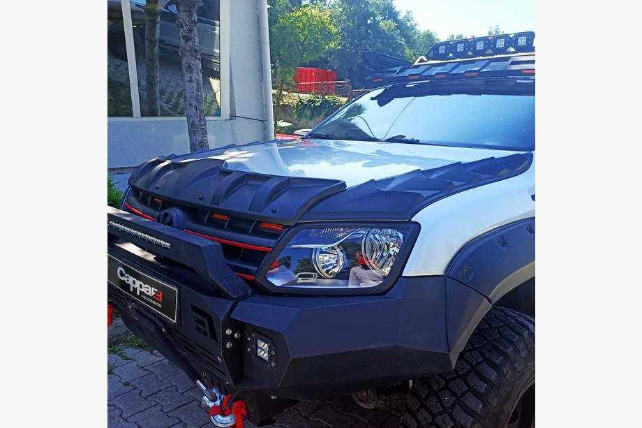 Volkswagen Amarok 2010–2022 Komplet pokrovov motornega pokrova DRAGON (3 kosi) Fotografija 5
