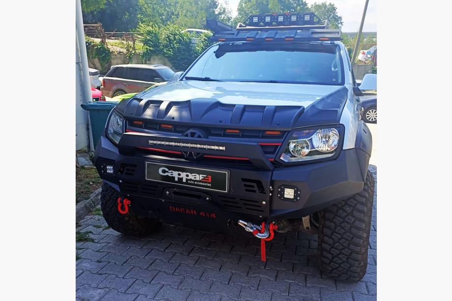 Volkswagen Amarok 2010–2022 Komplet pokrovov motornega pokrova DRAGON (3 kosi) Fotografija 3