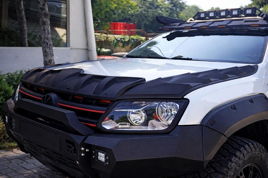 Volkswagen Amarok 2010–2022 Komplet pokrovov motornega pokrova DRAGON (3 kosi) Fotografija 2