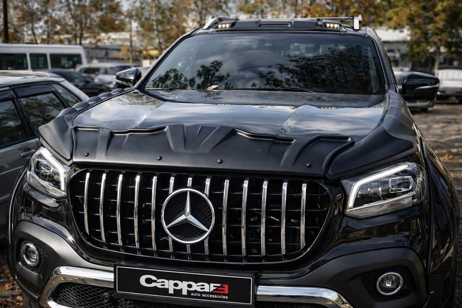 Mercedes X class 2017–2020 Komplet pokrovov motornega pokrova DRAGON (3 kosi) Image