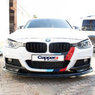 BMW serija 3 F30/F31 2012–2019 EuroCap sprednji lip spojler (črn, za M-Performance) fotografija 5