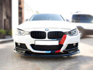 BMW serija 3 F30/F31 2012–2019 EuroCap sprednji lip spojler (črn, za M-Performance) fotografija 1