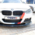 BMW serija 3 F30/F31 2012–2019 EuroCap sprednji lip spojler (črn, za M-Performance) fotografija 4
