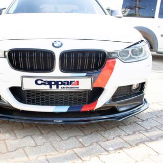 EuroCap sprednji lip spojler (črn, za M-Performance) BMW serija 3 F30/F31 2012–2019 fotografija 4