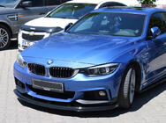 BMW serija 4 F32/F33/F36 2012–2020 Sprednji lip spojler odbijača za M-Sport (črn) fotografija 1