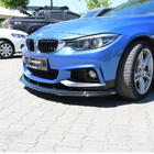 BMW serija 4 F32/F33/F36 2012–2020 Sprednji lip spojler odbijača za M-Sport (črn) fotografija 2