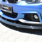 BMW serija 4 F32/F33/F36 2012–2020 Sprednji lip spojler odbijača za M-Sport (črn) fotografija 3