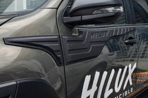 Toyota Hilux 2015– Zgornja letvica vrat (4 kosi, ABS) fotografija 2