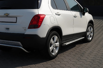 Chevrolet Trax 2012–2023 OEM V2 bočne stopnice (2 kos, aluminij) fotografija 1