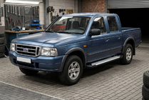 Ford Ranger 2002–2006 Stranske stopnice Allmond Grey (2 kosa, aluminij) fotografija 1
