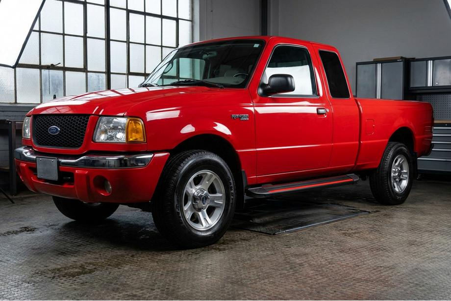 Ford Ranger 2002–2006 Bočne stopnice Maya Red (2 kos, aluminij) Image