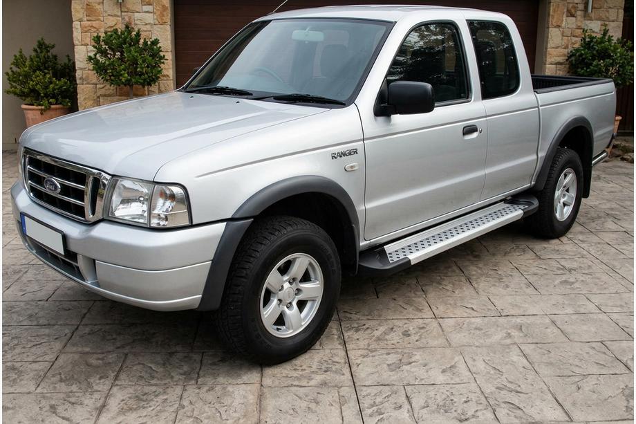 Ford Ranger 2002–2006 Stranske stopnice Vision New Grey (2 kos, aluminij) Image