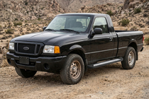 Ford Ranger 2002–2006 Stranske stopnice Vision New Black (2 kos, aluminij) fotografija 1