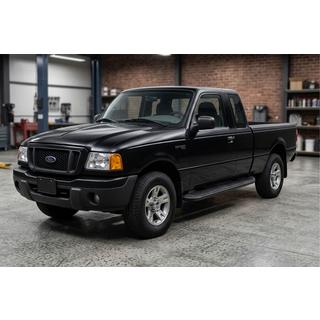 Stranski pragovi Tayga Black (2 kos, aluminij) Ford Ranger 2002–2006 fotografija 1