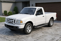 Ford Ranger 2002–2006 Bočne stopnice Duru (2 kosa, aluminij) fotografija 1