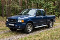 Ford Ranger 2002–2006 Mevsim Grey bočne stopnice (2 kos, aluminij) fotografija 1