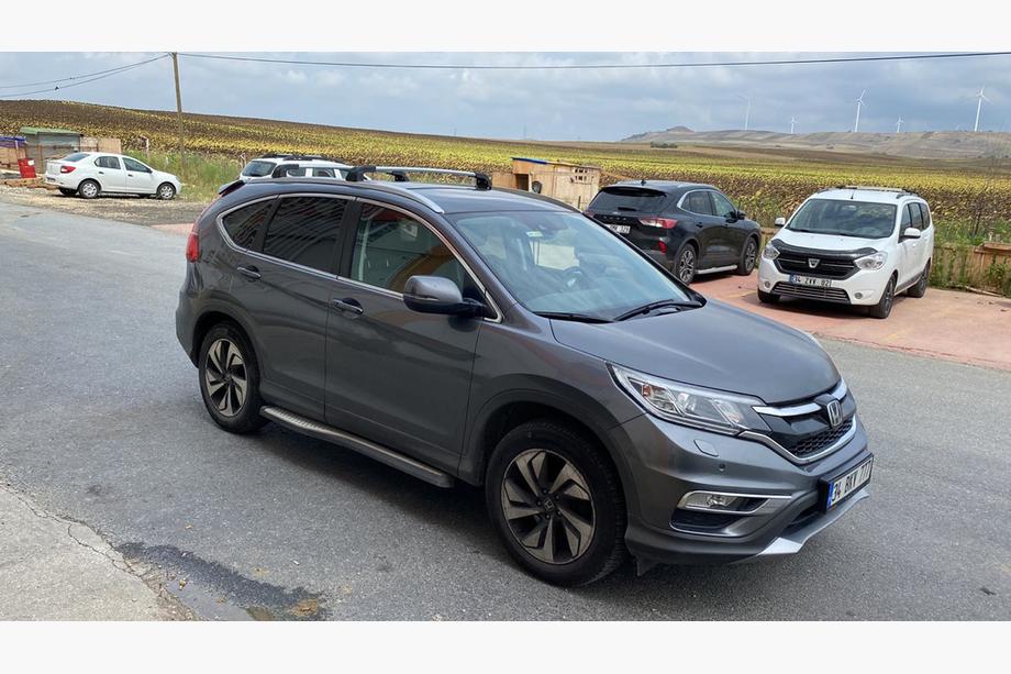 Honda CRV 2012–2016 Prečni strešni nosilci za integrirane strešne letve Strong (2 kosa) Siva Fotografija 2