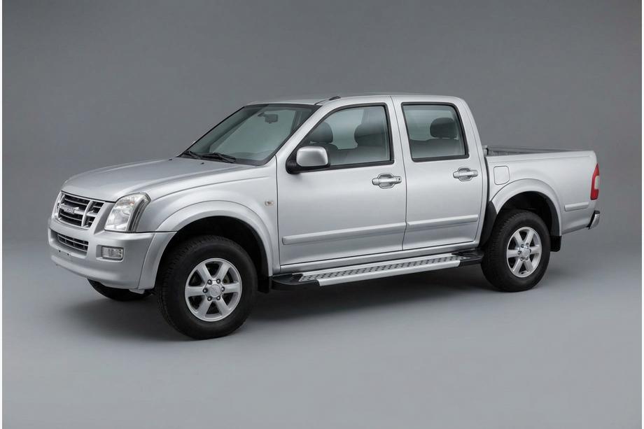 Isuzu D-Max 2002–2011 Stranske stopnice Vision New Grey (2007-2012, 2 kos, aluminij) Image