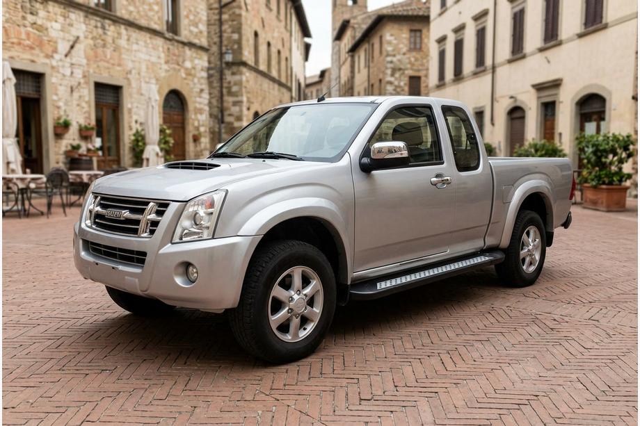 Isuzu D-Max 2002–2011 Bočne stopnice Vision New Black (2007-2012, 2 kos, aluminij) Image