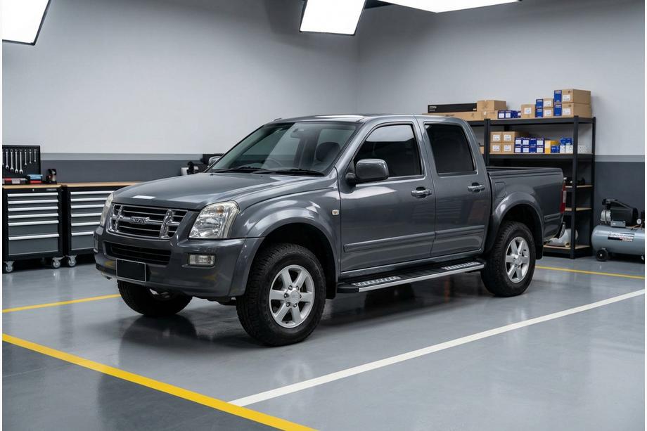 Isuzu D-Max 2002–2011 Stranske stopnice Tayga V2 (2007-2012, 2 kos, aluminij) Image