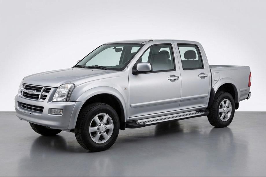 Isuzu D-Max 2002–2011 Stranske stopnice Line (2007-2012, 2 kosa, aluminij) Image