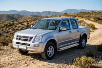 Isuzu D-Max 2002–2011 Bočne stopnice Maydos V2 (2007-2012, 2 kosa, aluminij) fotografija 1