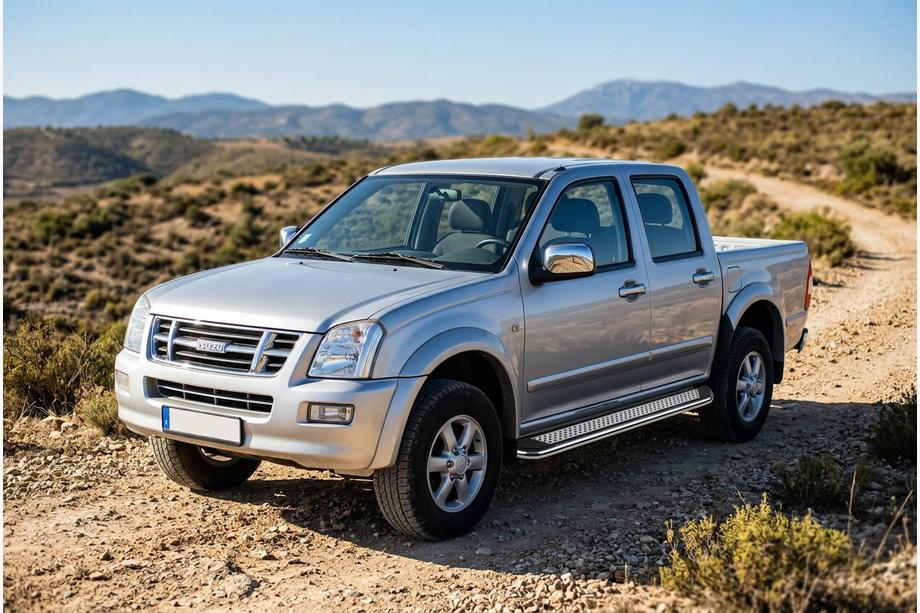 Isuzu D-Max 2002–2011 Bočne stopnice Maydos V2 (2007-2012, 2 kosa, aluminij) Image