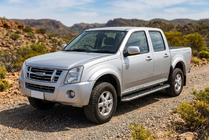 Isuzu D-Max 2002–2011 Maydos V1 stranske stopnice (2007-2012, 2 kosa, Aluminij) fotografija 1