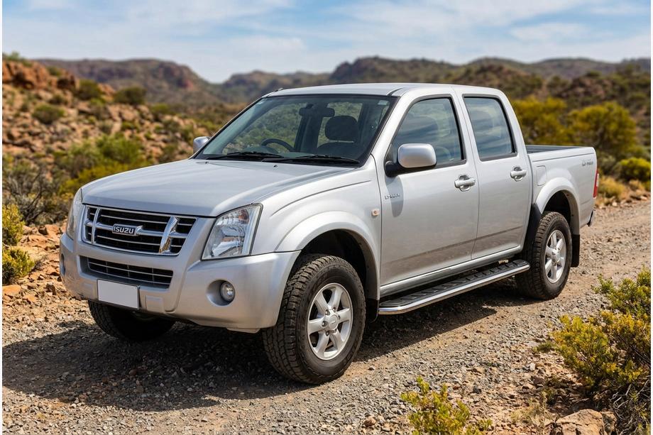 Isuzu D-Max 2002–2011 Maydos V1 stranske stopnice (2007-2012, 2 kosa, Aluminij) Image