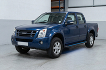 Isuzu D-Max 2002–2011 Bocne stopnice Maya Blue (2007-2012, 2 kos, aluminij) fotografija 1