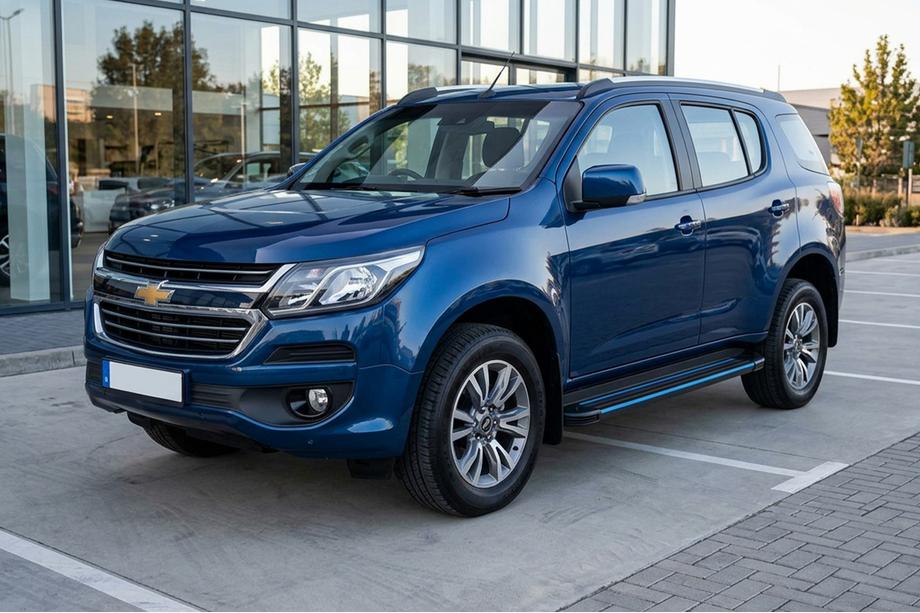 Chevrolet Trailblazer 2012–2019 Bočne stopnice Maya Blue (2 kos, aluminij) Image