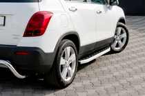Chevrolet Trailblazer 2012–2019 Bočne stopnice Fullmond (2 kos, aluminij) fotografija 1