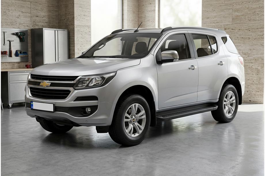 Chevrolet Trailblazer 2012–2019 Bočne stopnice Allmond Black (2 kosa, aluminij) Image