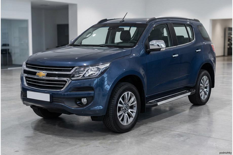 Chevrolet Trailblazer 2012–2019 Stranske stopnice RedLine V1 (2 kos, aluminij) Image