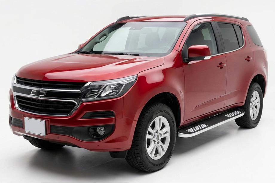 Chevrolet Trailblazer 2012–2019 Stranske stopnice Tayga V2 (2 kos, aluminij) Image
