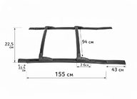 GreatWall Haval/Hover H3 2005–2013 OEM strešne letve fotografija 4