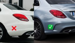 Mercedes C-class W205 2014–2021 Body kit komplet z difuzorjem V1 (AMG C63-designs 2014-2018) fotografija 2