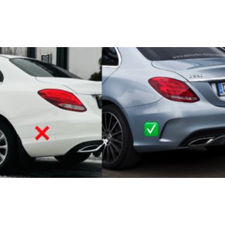 Body kit komplet z difuzorjem V1 (AMG C63-designs 2014-2018) fotografija 2