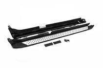 BMW X3 F25 2011–2018 Stranski pragovi V3 OEM (2 kosa, aluminij) fotografija 3