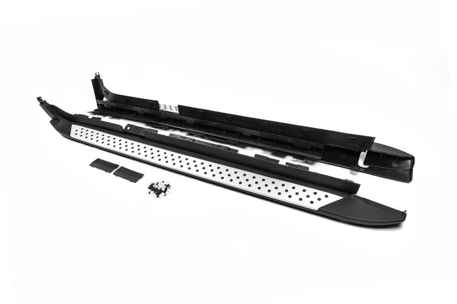 BMW X3 F25 2011–2018 Stranski pragovi V3 OEM (2 kosa, aluminij) Image