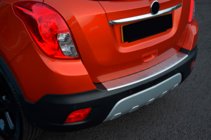 Opel Mokka 2012–2021 OmsaLine zaščitna letev zadnjega odbijača iz nerjavečega jekla (2012-2016) fotografija 7