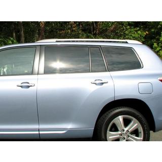 Sivi OEM strešni vzdolžni nosilci (aluminij) Toyota Highlander 2008–2013 fotografija 1